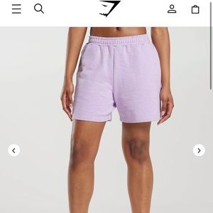 GymShark rest day sweat shorts.